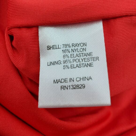 Lovers And Friends Revolve One Shouldered Red Bodycon Mini Dress Sz XS - Picture 4 of 7